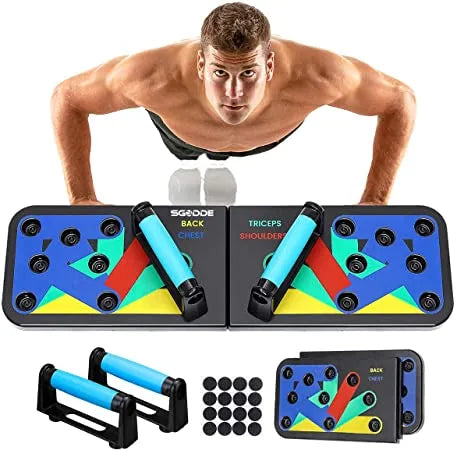 9 in 1 Push Up Board Foldable Push-up Stands