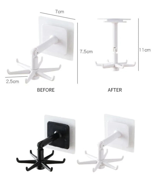 Easy-Install 360° Rotating Kitchen Hook