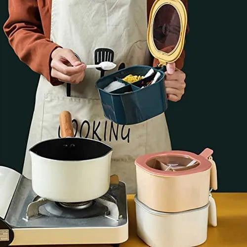 4 Grid Spice Seasoning Food and Masala Rack