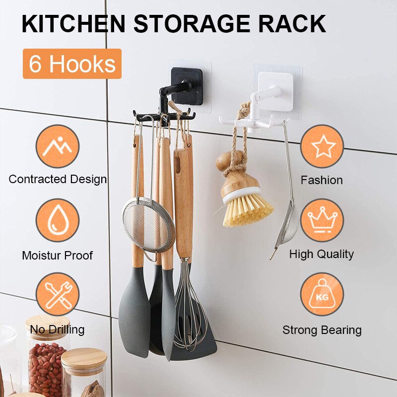 Easy-Install 360° Rotating Kitchen Hook