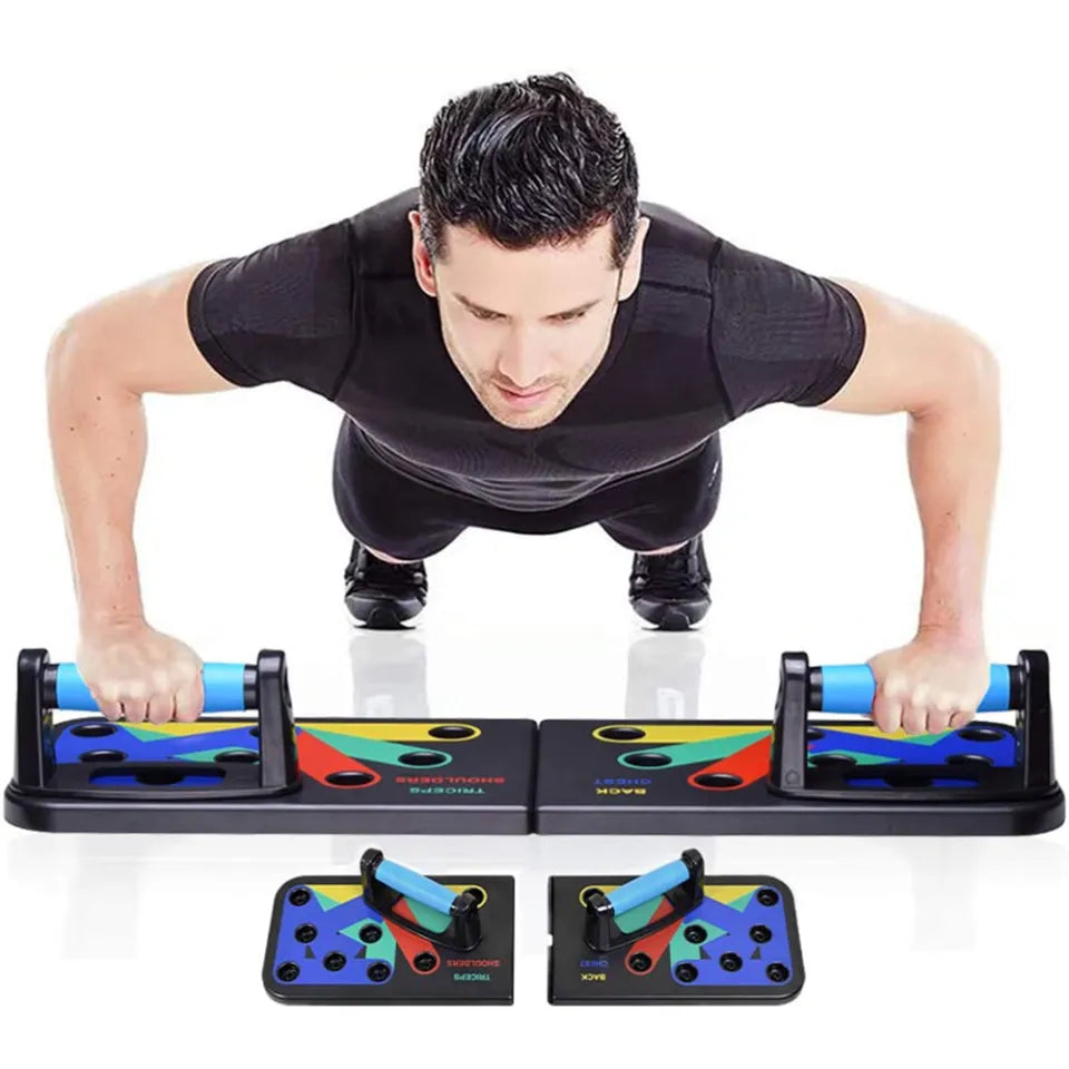 9 in 1 Push Up Board Foldable Push-up Stands